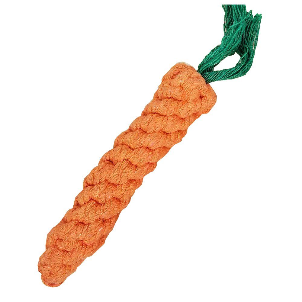 

Lovoyager LVC1001 Cotton Rope Woven Carrot Pet Dog To Bite and Grind Toys, Orange