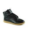 Homme Hiver Nouveau Haut Talon Respirant T Coton Abrasive Cuir Chaud Casual avec Peeling Chaussures - Noir 41
