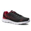 Nouvelles chaussures de course pour hommes Mode Sneakers respirant sport occasionnel - NOIR/ROUGE 44