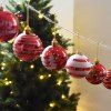 WS Boules de Décorations de Noël 24PCS - Rouge 