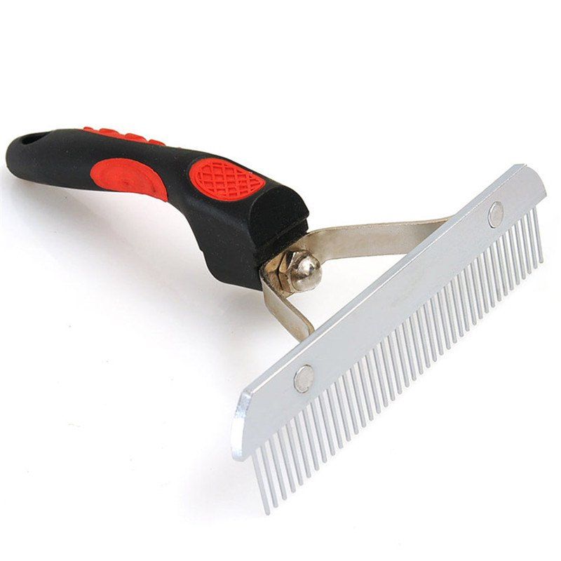 [17% OFF] 2021 Pet Dog Cat Hair Grooming Trimmer Comb In RED | DressLily