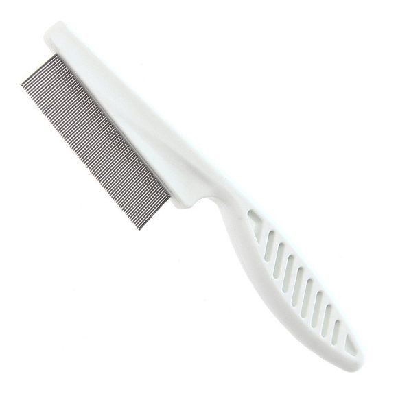 Pet Dog Cat Hair Grooming Trimmer Comb Brush - WHITE 