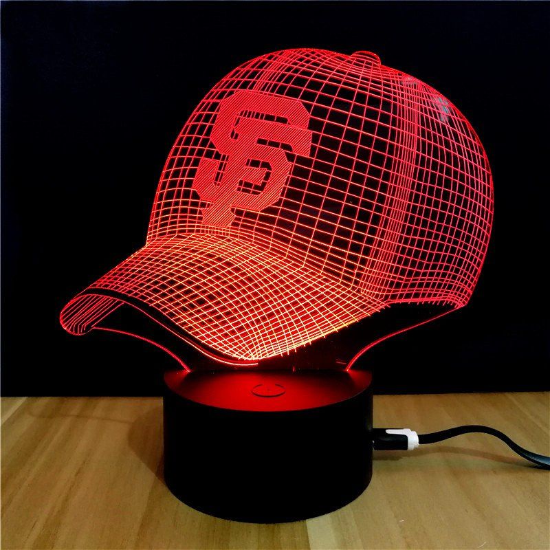 

M.Sparkling TD063 Creative Sport 3D LED Lamp, Colorful