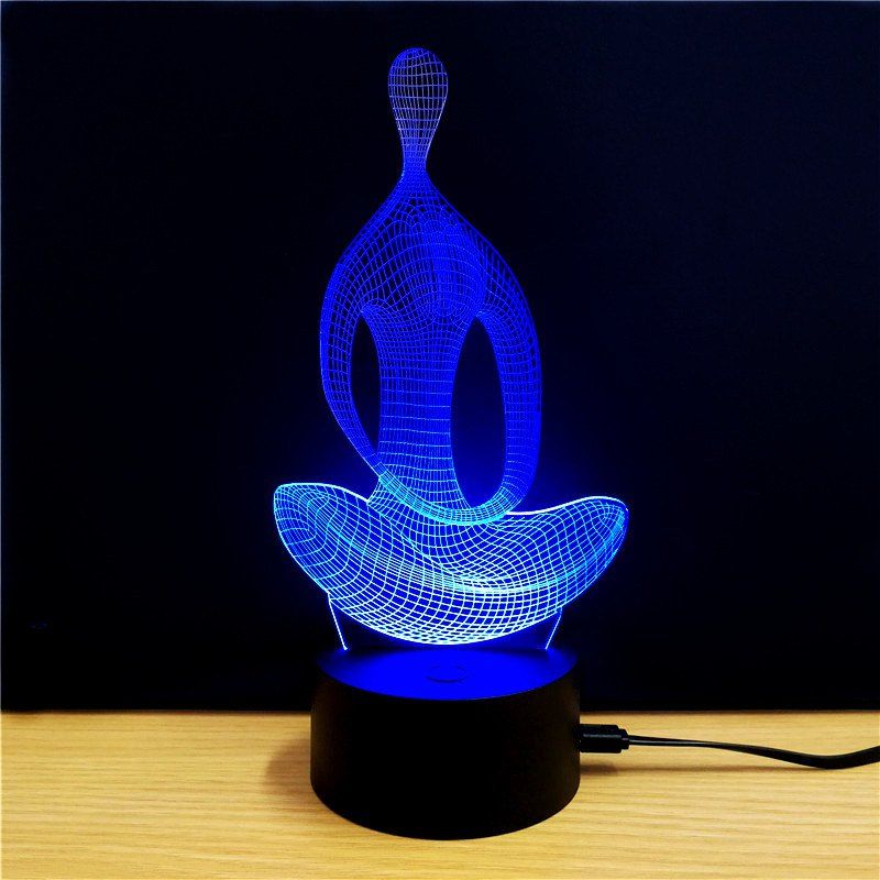 

M.Sparkling TD083 Creative Sport 3D LED Lamp, Colorful