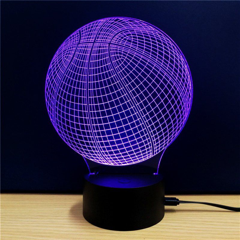

M.Sparkling TD094 Creative Sport 3D LED Lamp, Colorful
