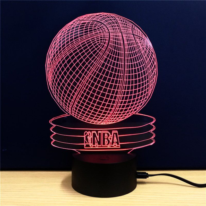 

M.Sparkling TD108 Creative Sport 3D LED Lamp, Colorful