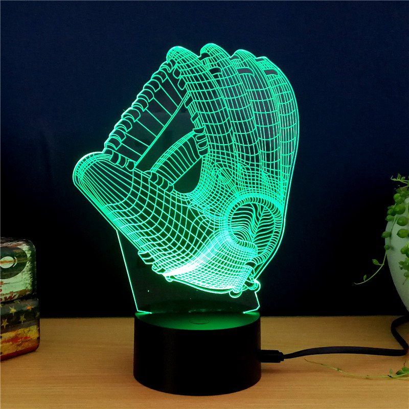 

M.Sparkling TD125 Creative Sport 3D LED Lamp, Colorful