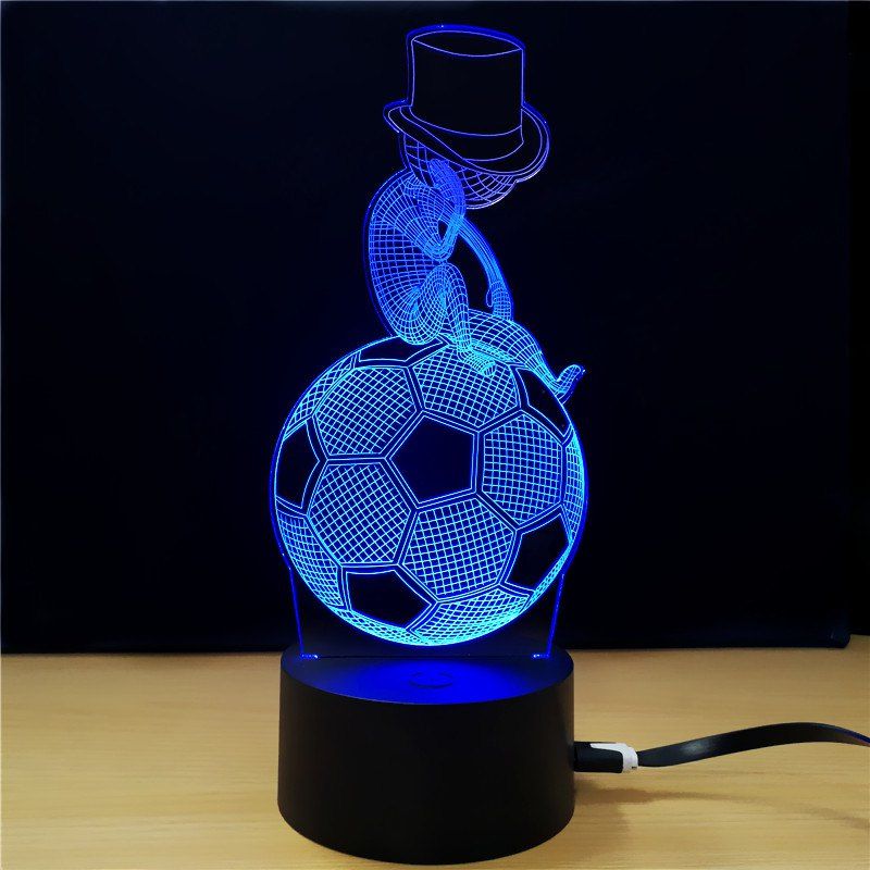 

M.Sparkling TD253 Creative Sport 3D LED Lamp, Colorful