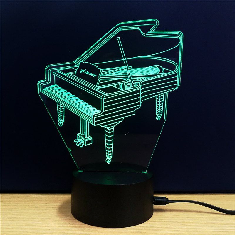 

M.Sparkling TD109 Creative Music 3D LED Lamp, Rgb