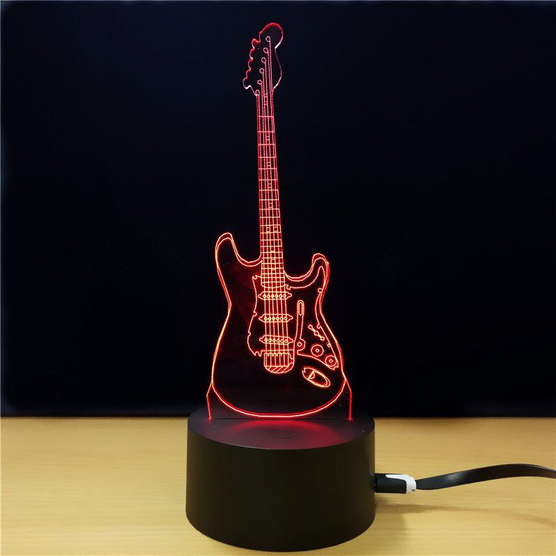 

M.Sparkling TD282 Creative Music 3D LED Lamp, Rgb
