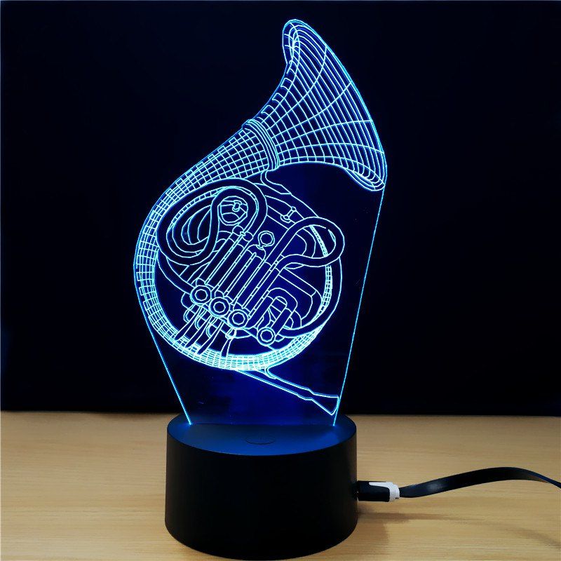 

M.Sparkling TD297 Creative Music 3D LED Lamp, Rgb