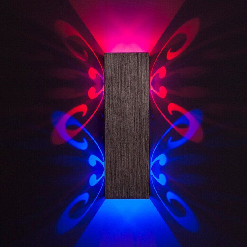 

LED Butterfly Setting Wall Lamp Stage Light Decoration, Silver