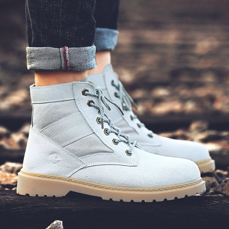 Gray boot. Gray boot