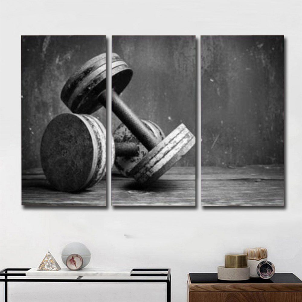 

Unframed HD Printed Canvas Prints Living Room Decoration Art 3PCS, Black white