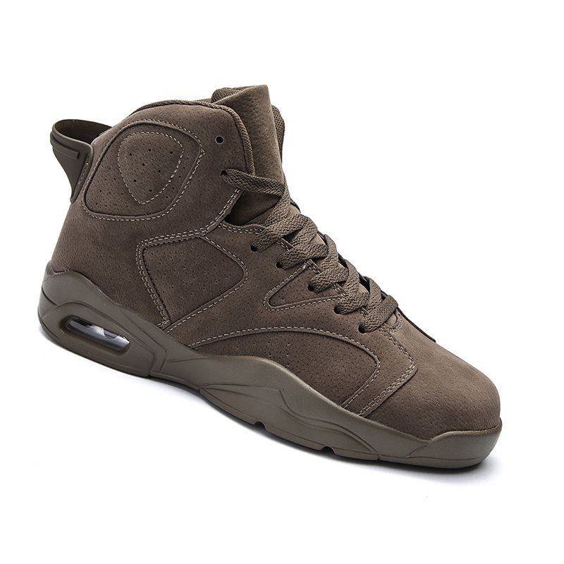 

Running Couple High-Top Male Ankle Boots Anti-Slip Outdoor Breathable Sneakers Sports, Khaki