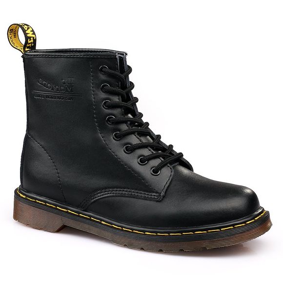 Bottes Mode Velours Hommes Plus - Noir 45