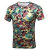 T-shirt Camouflage Sweat à séchage rapide - Camouflage S