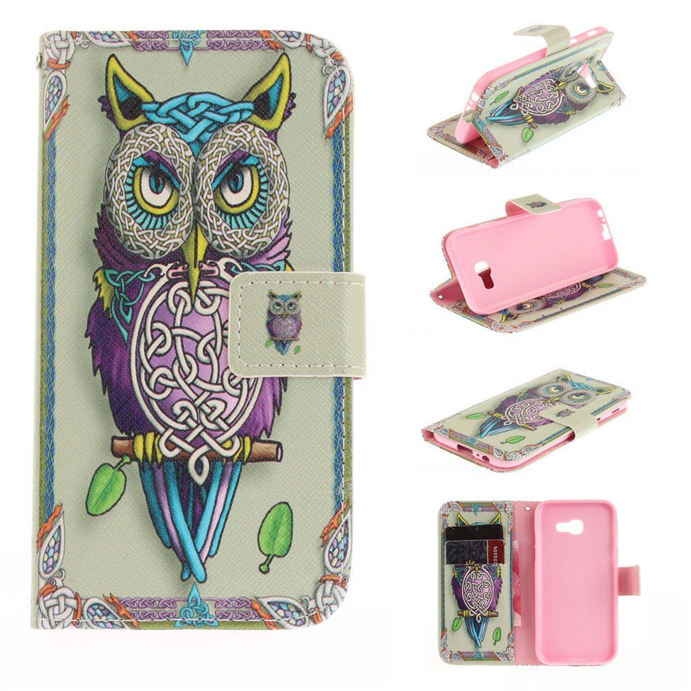 chouette motif pu tpu portefeuille en cuir design chouette motif pu tpu portefeuille en cuir design