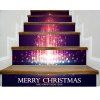 DSU Arbre De Noël Xmas Nouvel An Escalier Wall Sticker Décorations pour La Maison 6 PCS - coloré 18 X 100CM
