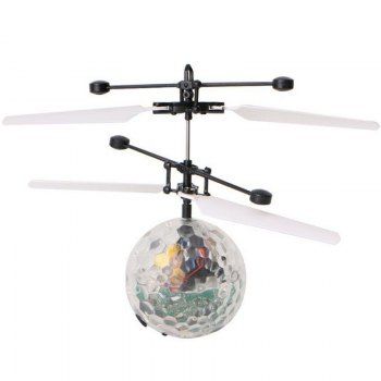 2018 Induction Colorful Lamp Flash Flying Ball Helicopter Toy for