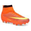 Chaussures de Sport pour HommesConfort de Bloc de Couleur Respirant Chaussures de Football de Loisirs - Tangerine 41