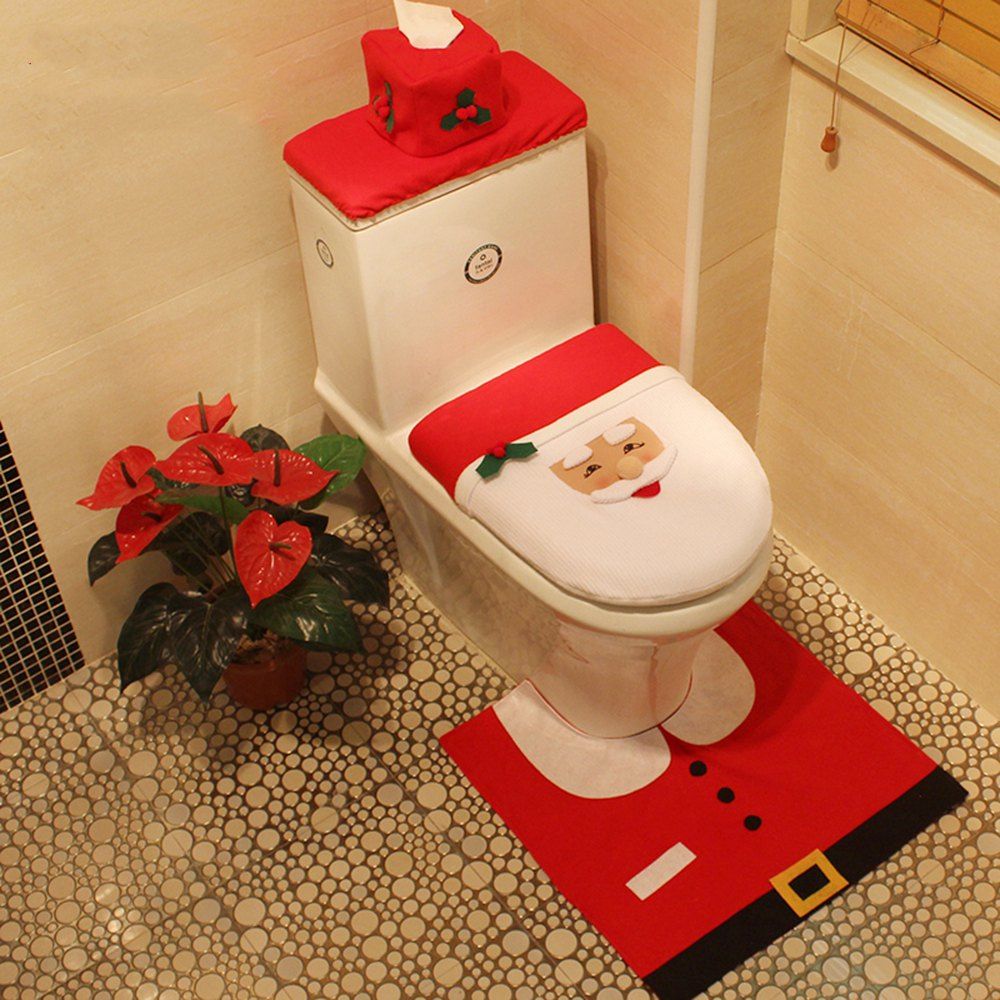 

Toilet Covers for Santa Claus Set, Colormix