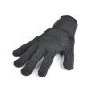 Travail de sécurité de fil d'acier inoxydable Anti-slash coupe Static résistance gants de protection Polyester Fistfight Riot Gear - Noir 