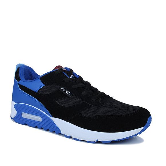 Chaussures pour hommes Chaussures de marée d'automneNew Running Sports Chaussure décontractée Version coréenne de The Student Board Shoes - Bleu 40