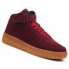 Hommes Casual Mode Marche Haut Haut Loisir Chaussures Homme Respirant Marcher Espadrilles - Rouge 44