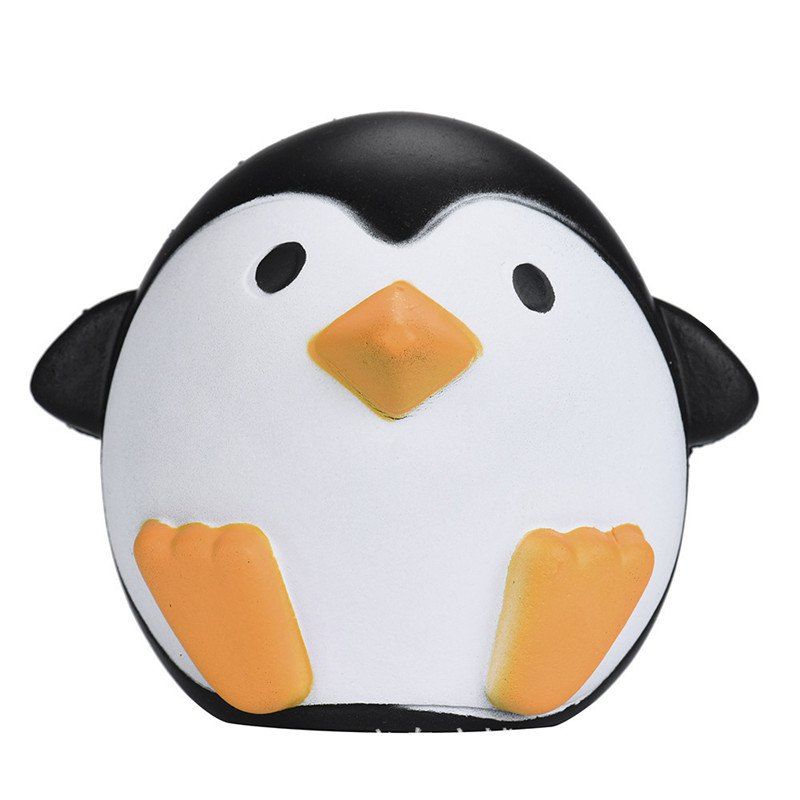 

Cute Penguins Squishy Slow Rising Cream Scented Decompression Toy, Black