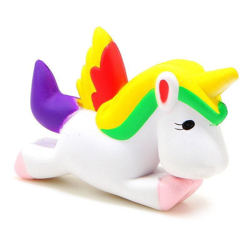 Unicorn Squishy Animal Slow Rising Stress Relief Toy for Kids Adults - COLORMIX 