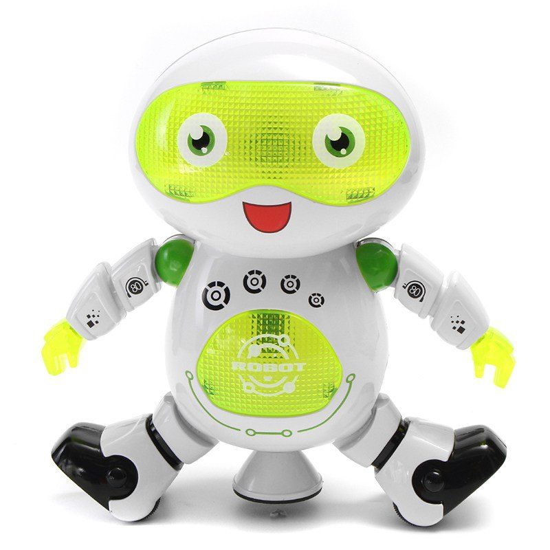 Dancing Robot Toy - WHITE / GREEN 