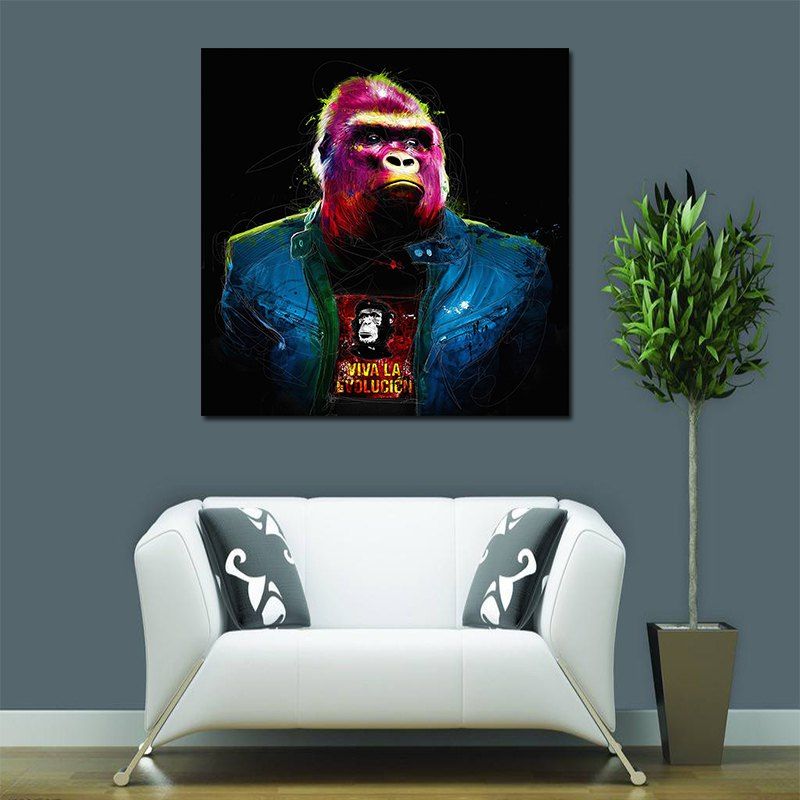

Frameless Oil Painting on Canvas Modern Wallart Room Decoration, Colorful