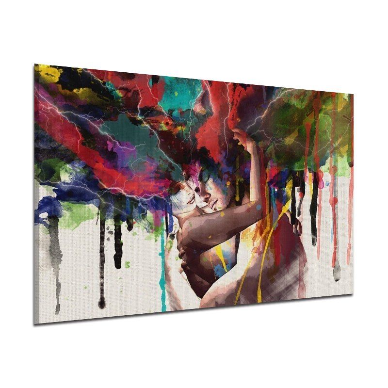 

Abstrat Unframed Canvas Print for Home Decoration, Colorful