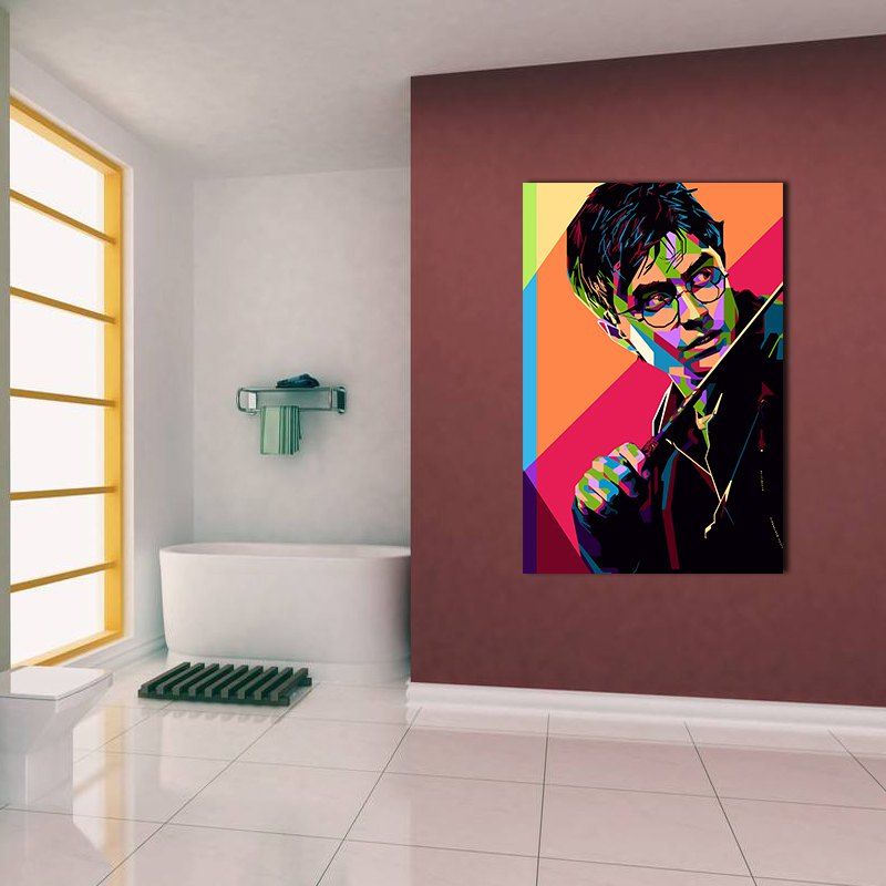 

Modern Unframed Canvas Print for Home Office Wall Decoration, Colorful