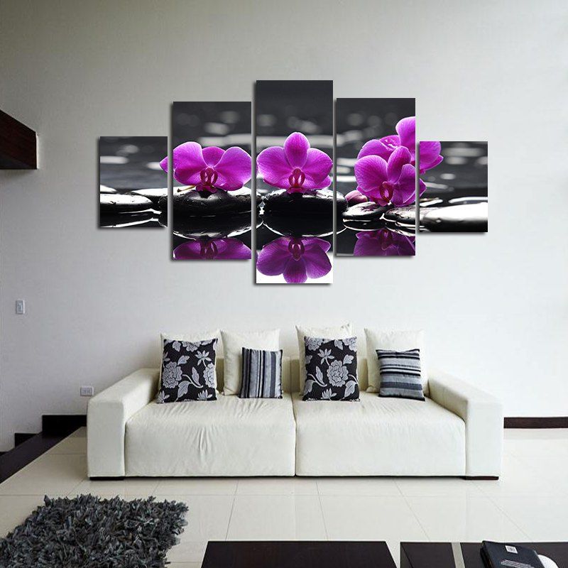

Modern Framless Canvas Prints for Home Wall Decoration 5pcs, Colorful