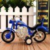 Modèle de Jouet de Moto en Plastique - Bleu 