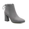 Talons hauts et Bottes courtes sexy - Gris 49