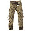 Pantalon de coton multi-poches Training Oversize Men's - Kaki simple 38