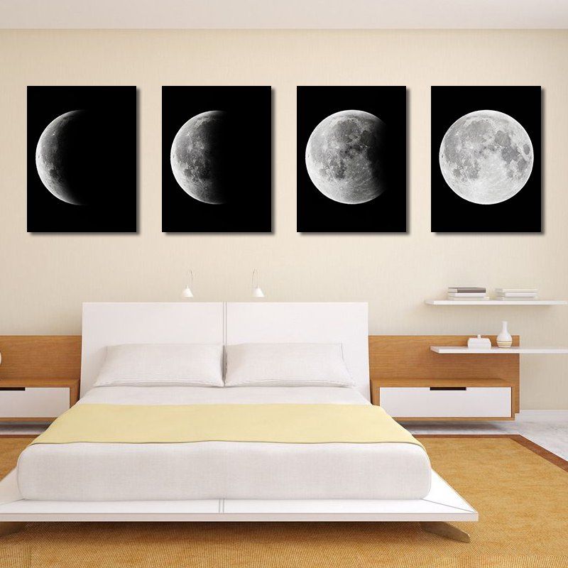 

Modern Canvas Print for Home Wall Decoration 4pcs, Colorful