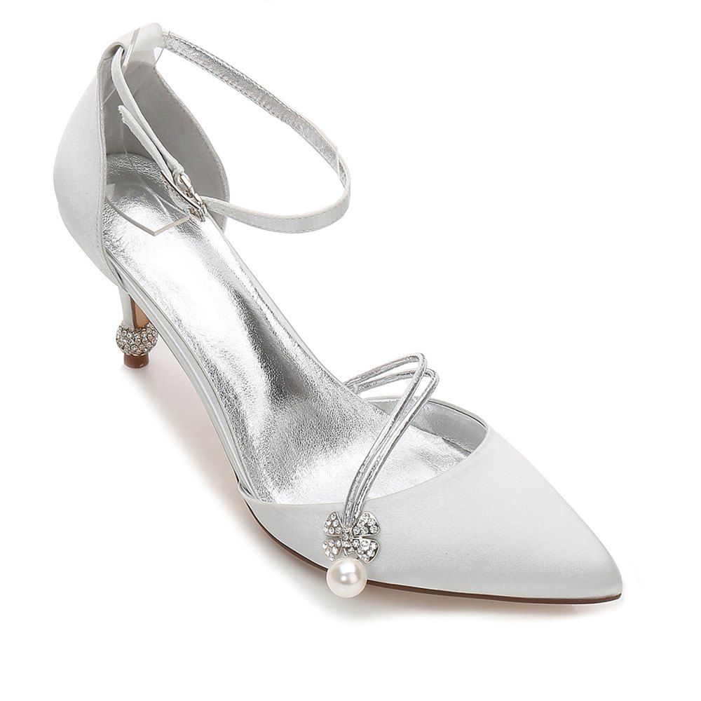 17 Off 2020 Women S Wedding Shoes Comfort Basic Pump Ankle Strap