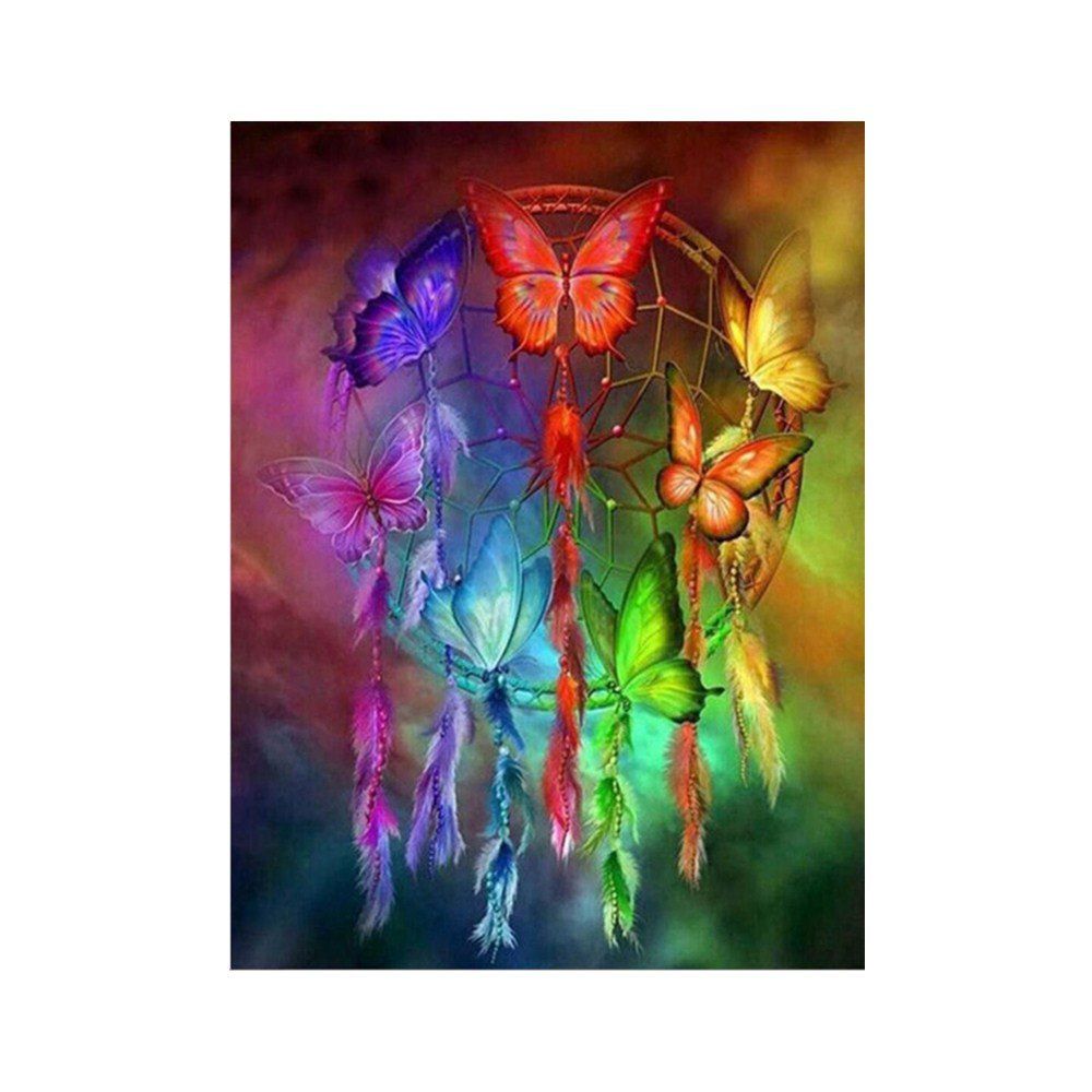 

Butterfly Dazzle Colour Print Draw Diamond Drawing, Colormix
