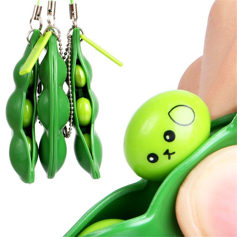 

Decompression Unlimited Extrusion Edamame Toy, Green