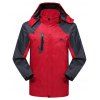 2017 Hommes Causal Sports Water Proof Softshell - Rouge 4XL