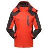 2017 Hommes Causal Sports Water Proof Softshell - Tangerine 4XL