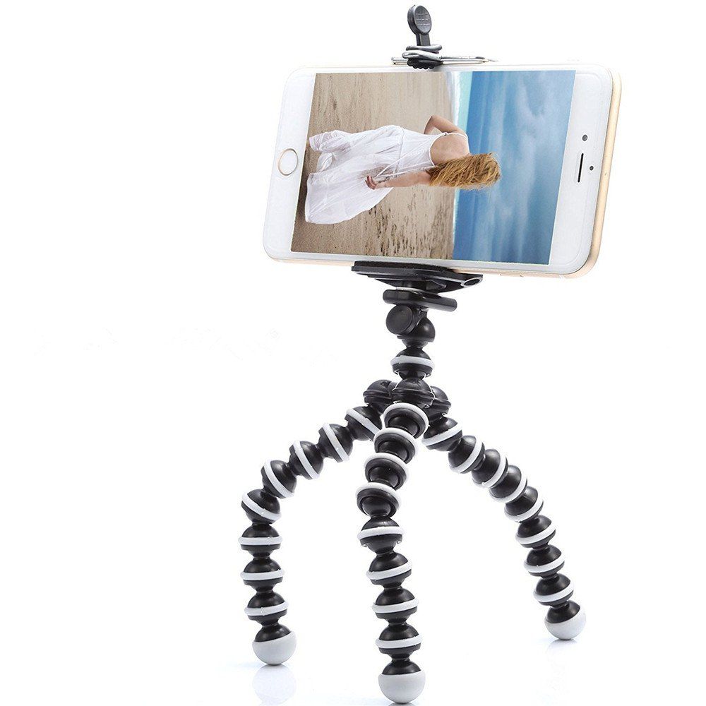 

Small Light Universal Tripod Mount Phone Holder for Smart Phones, Black