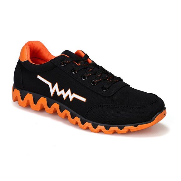 Hommes chaussures chaussures de sport Gump Running Men'S Shoes - orange / noir 44