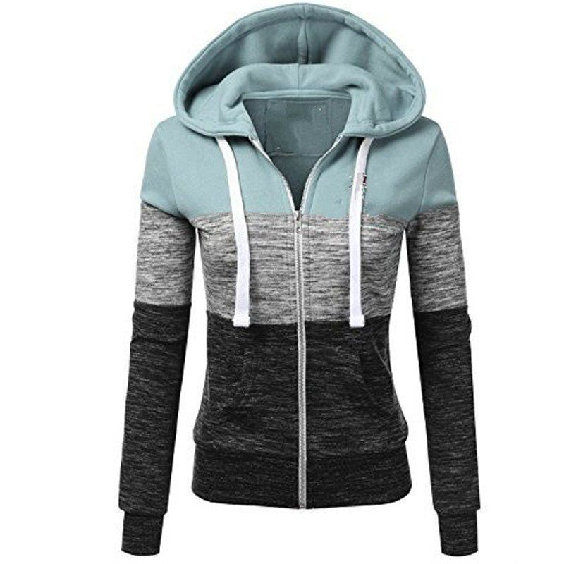 

Fashion Colorful Hooded Drawstring Hoodie, Dark gray