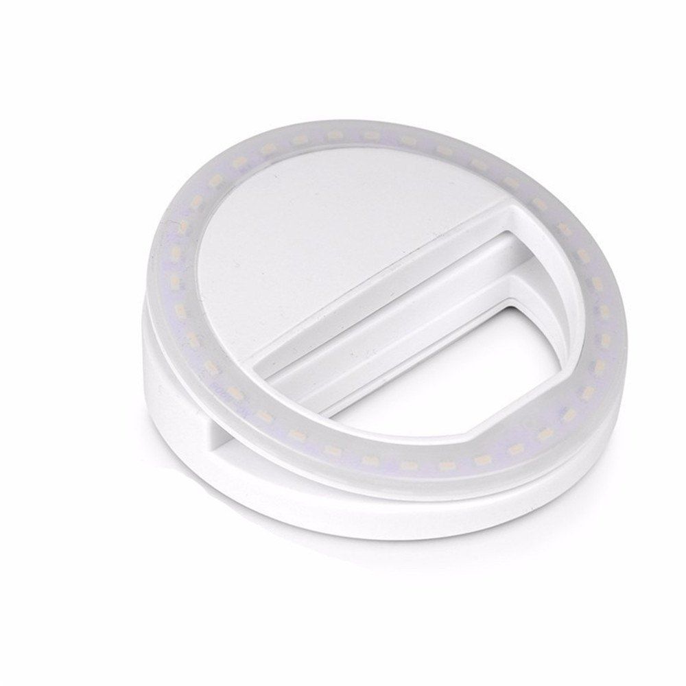 

NEW Selfie Portable LED Ring Fill Light Camera Photography, White