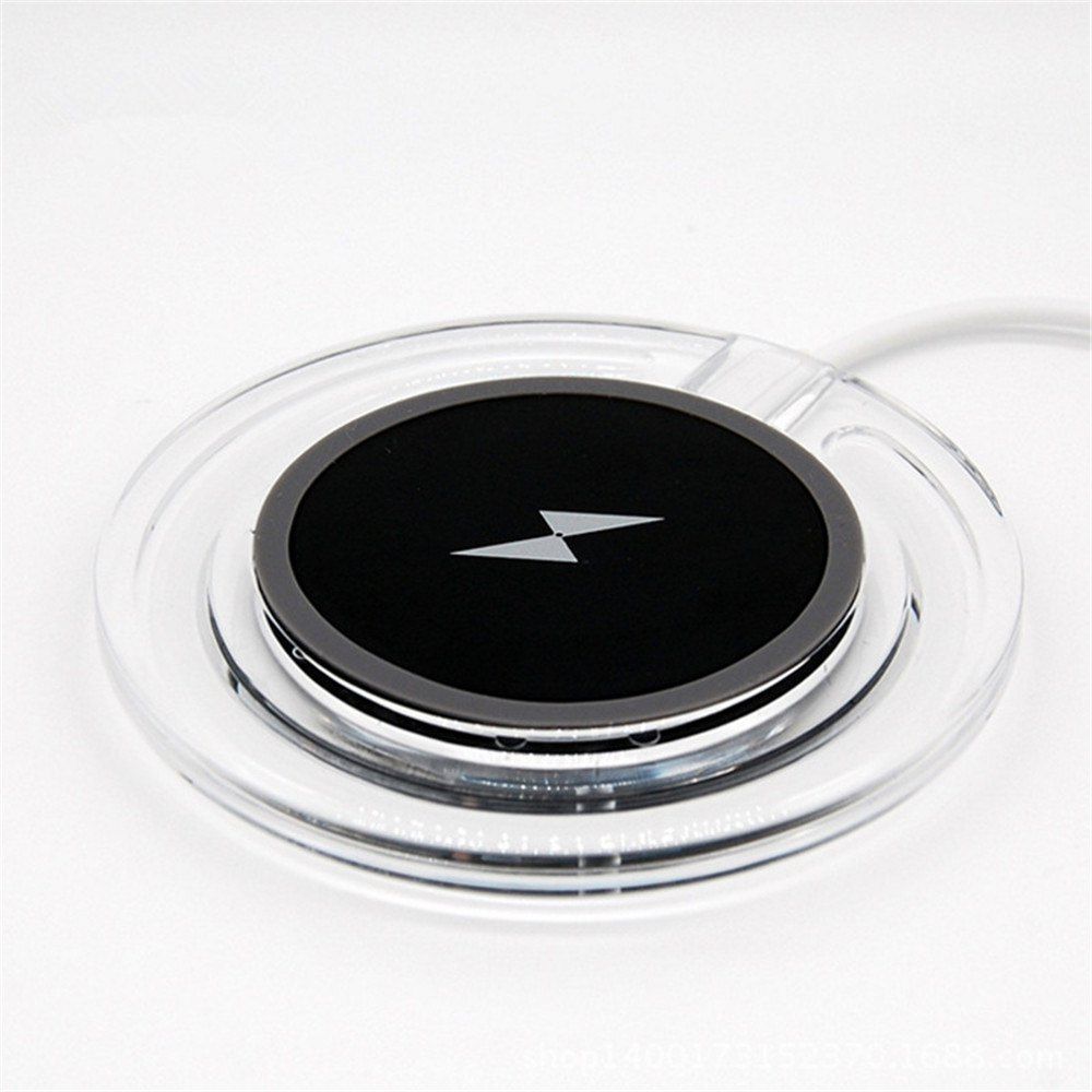

Ultra Thin Universal Wireless Charger for iPhone Android Samsung, Black